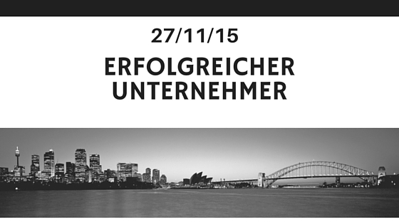 Neuer Beitrag von Markus Schirra Erfolgreicher Unternehmer